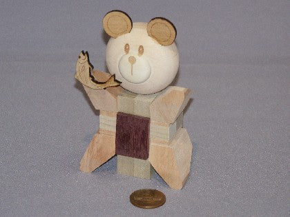 9 Piece Lucky Bear Kumiki Puzzle