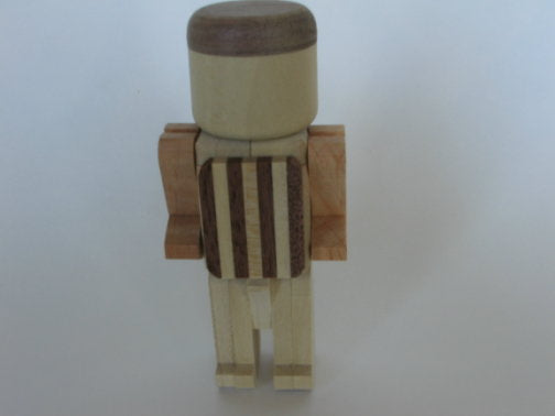 7 Piece Striped Robot Japanese Kumiki Puzzle