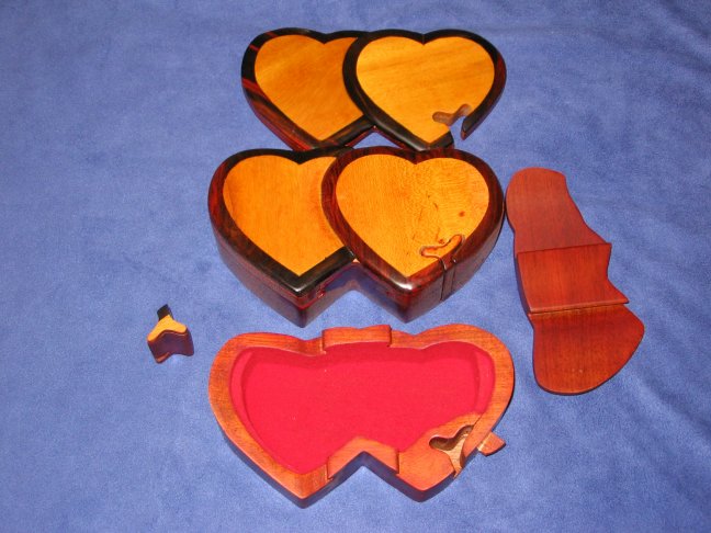 Two Hearts Vietnamese Puzzle Box