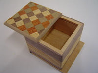 Magnetic 3 Step Japanese Puzzle Box Open