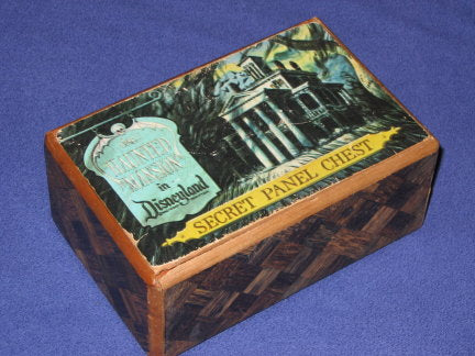 Vintage Haunted Mansion Japanese Secret Panel Chest