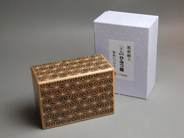 4 Sun 27 Step Kuroasa Japanese Puzzle Box 