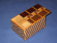 4 Sun 7 MAZE Yosegi  Japanese Puzzle Box
