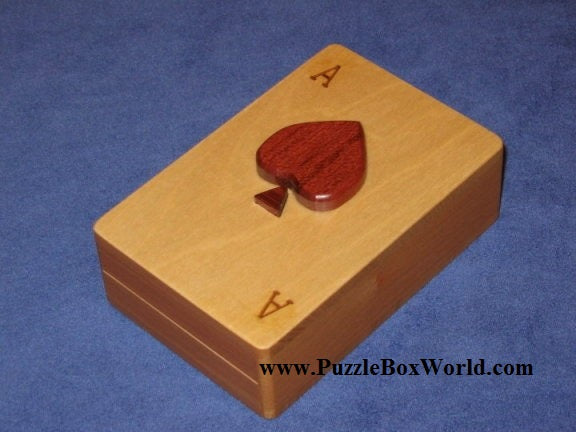 Fortune Cards Japanese Puzzle Box by Tatuo Miyamoto