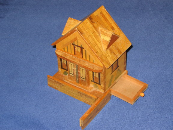 Vintage Japanese House Bank (Hipped Roof)