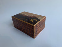 5 Sun 10 Step Kaminari Fuji  Japanese Puzzle Box  By Mr. Yamanaka