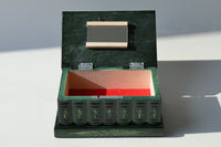 Romanian Secret Puzzle Box (Solid Green)