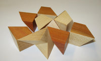 Double Pyramid Interlocking Puzzle
