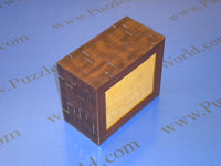 Yosegi Pattern Puzzle Box (Walnut) by Jesse Born