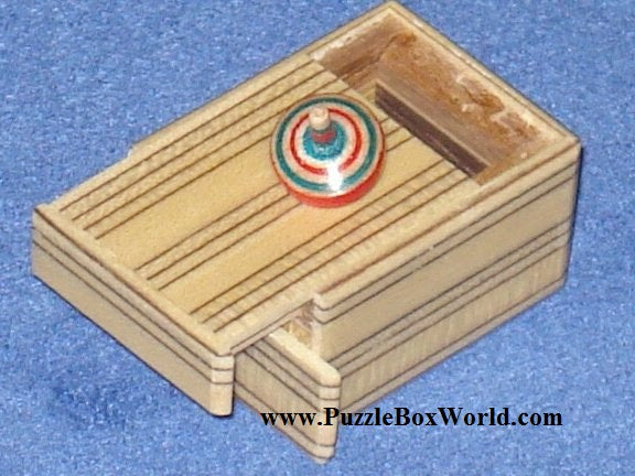 Mame 2 Step MUKU Striped Japanese Puzzle Box A
