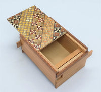 4 Sun 12 Step Yosegi/Natural Wood Japanese Puzzle Box by Oka-san