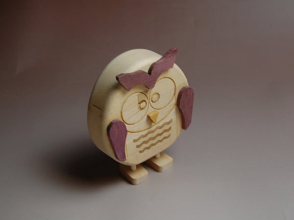 Lucky Owl Japanese Kumiki Puzzle