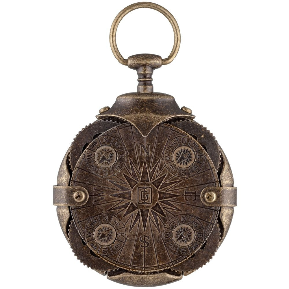 Cryptex Round Lock (Antique Gold Color) USB Flash Drive 64 GB
