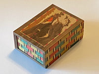 Vintage Sansui Zougan Spring Drawer Japanese Puzzle Box