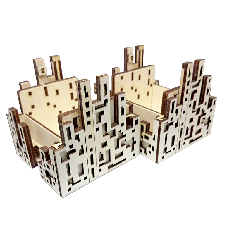 NDK Silver City Puzzle Box (Self Assembly Kit) – Puzzle Box World NDK Silver City Puzzle Box (Self Assembly Kit) – Puzzle Box World