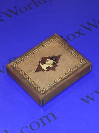 Vintage Yosegi Magic Tobacco Case Puzzle